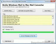 Import Windows Mail to Mac screenshot